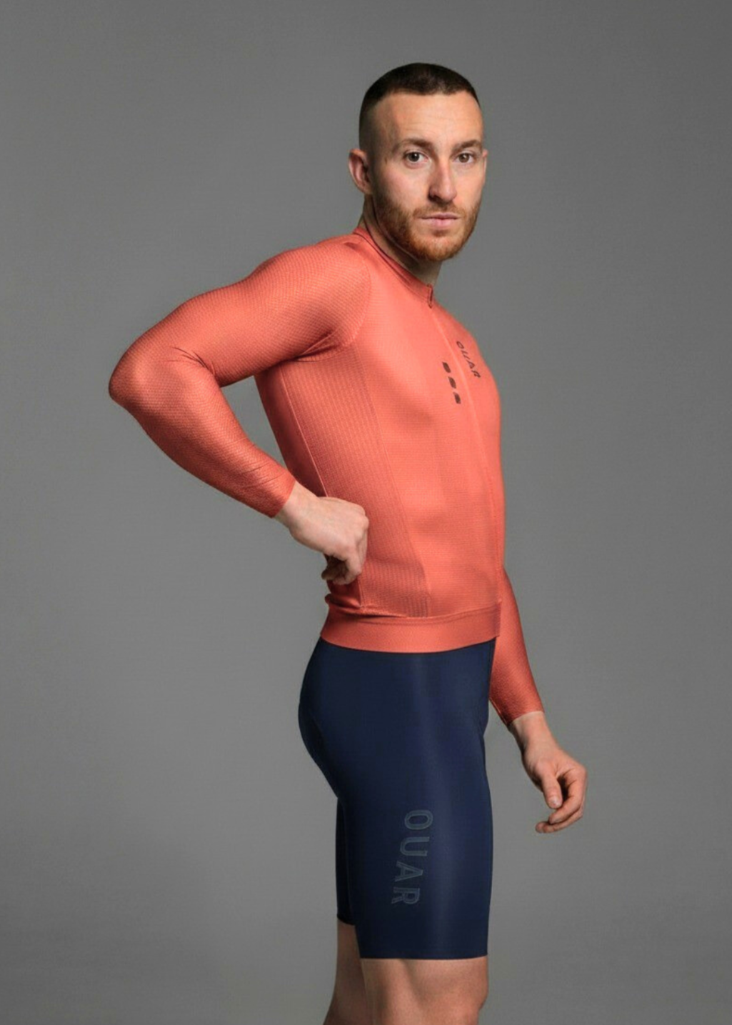 VIBRANT CORAL - AERYS Long Sleeve Jersey Man