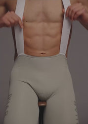 WARM GREY - VELOX PRO Bib Shorts Man