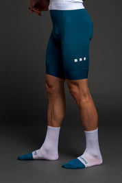 WHITE/AQUA - EVO Socks FREE