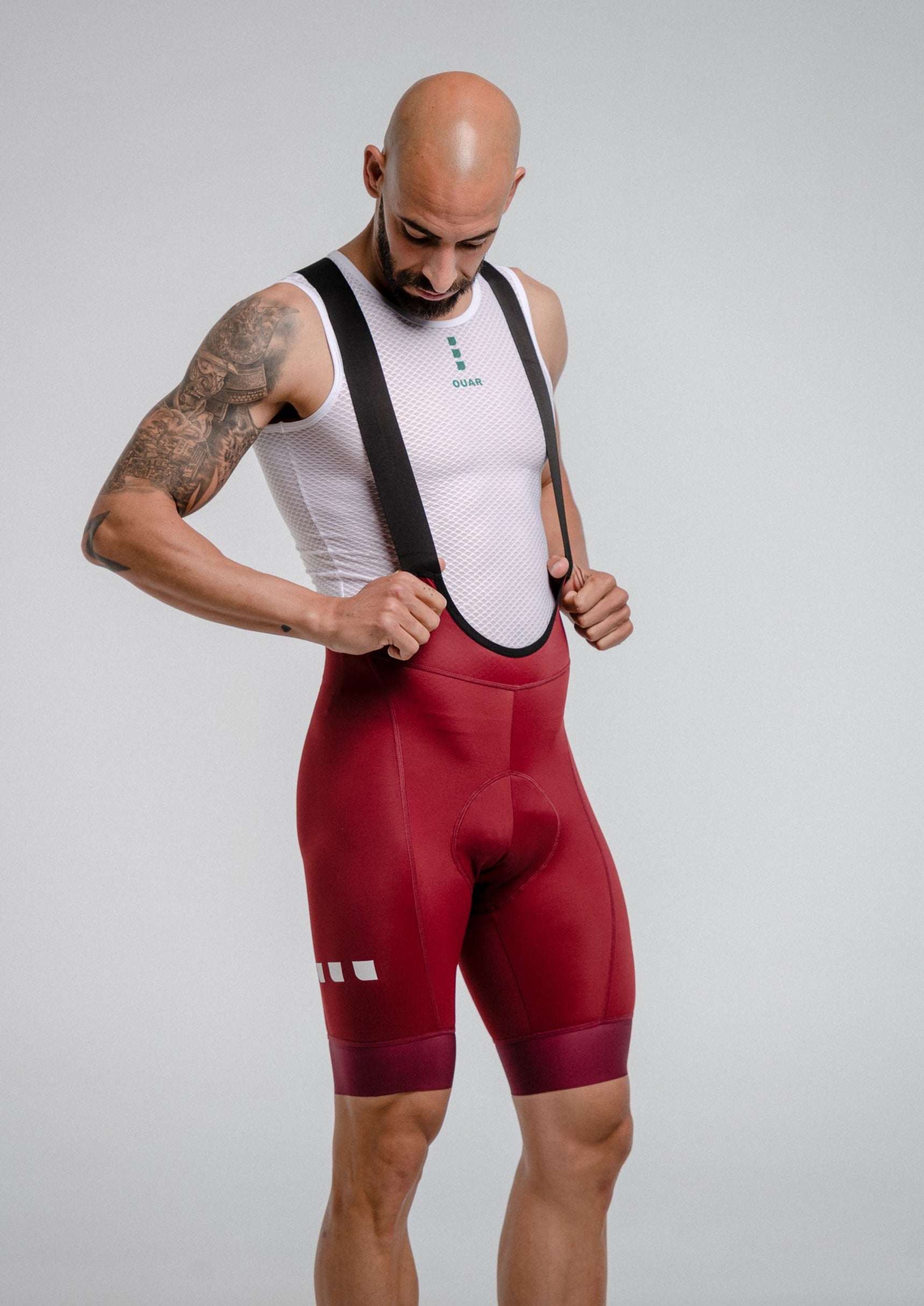 WHITE/AQUA - EVO Base Layer Man